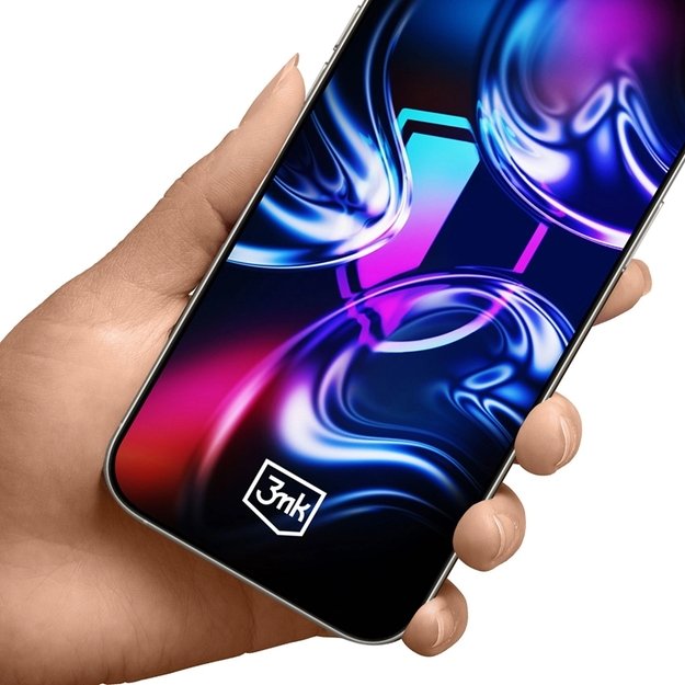 3mk HardGlass Max - grūdintas stiklas su aplikatoriumi, skirtas iPhone Air (juodas) 7