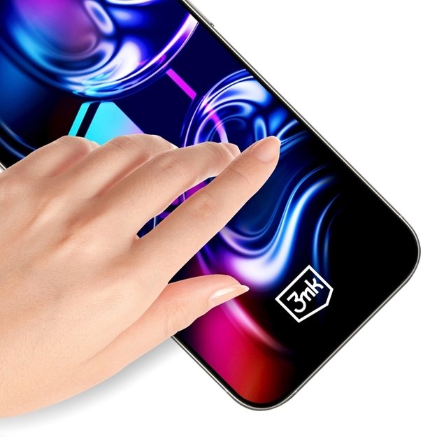 3mk HardGlass Max - grūdintas stiklas su aplikatoriumi, skirtas iPhone Air (juodas) 8