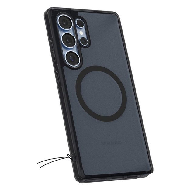 „Spigen Ultra Hybrid Mag MagSafe“ dėklas, skirtas „Samsung Galaxy S25 Ultra“ (šalčio juodas) 19