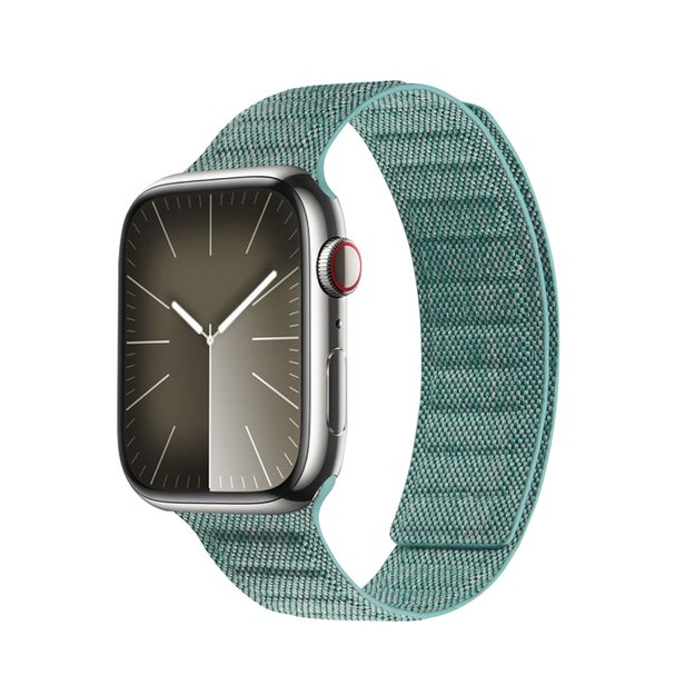 Crong Melange – magnetinis dirželis, skirtas Apple Watch 42/44/45/49 mm (turkio spalvos melanžas) 20