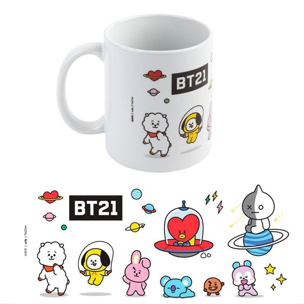 BT21 - Keraminis puodelis 350 ml Universtar