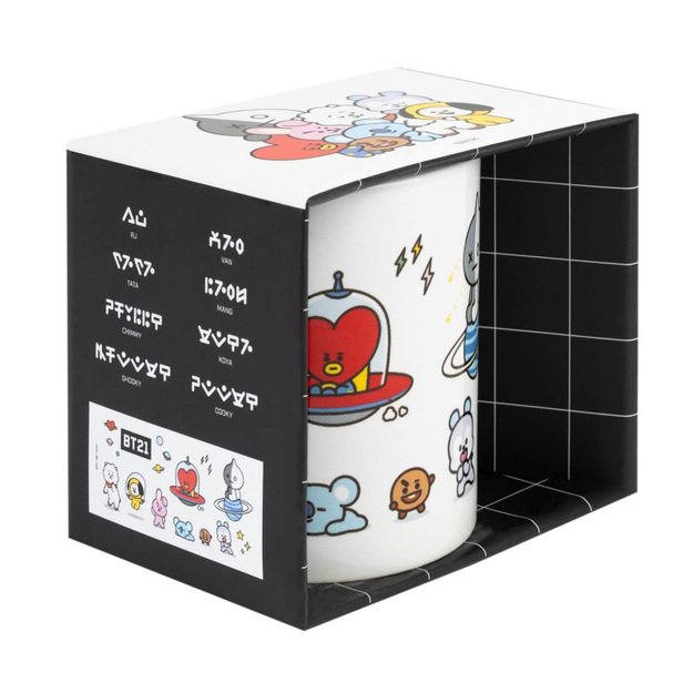 BT21 - Keraminis puodelis 350 ml Universtar