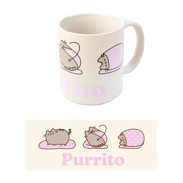 Pusheen - Keraminis puodelis 350 ml Purrito 1 Pusheen - Keraminis puodelis 350 ml Purrito 1