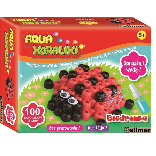 Aqua karoliukai ladybug 2