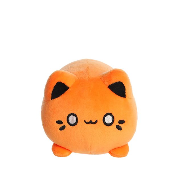 Tasty Peach - pliušinis talismanas 9 cm Kinetic Orange Meowchi 21