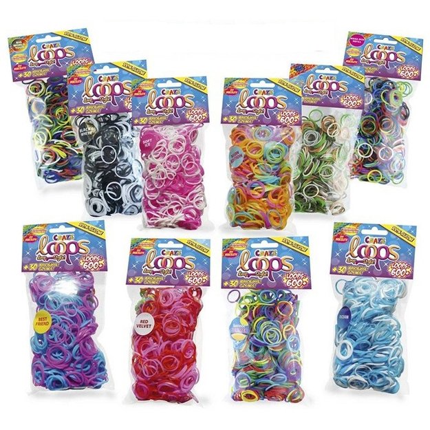 LOOM gumytės CRAZE 600 vnt.