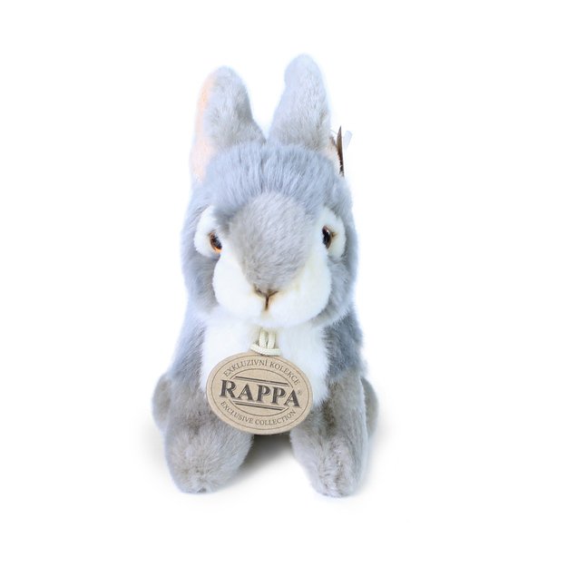 Pliušinis pilkas triušis 16 cm EKOLOGIŠKAS 2