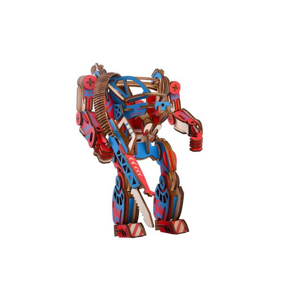 Woodcraft Wooden 3D puzzle Powersuit 1