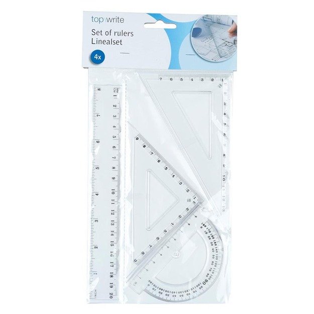 Topwrite - Geometrinis rinkinys 4 elementai 2