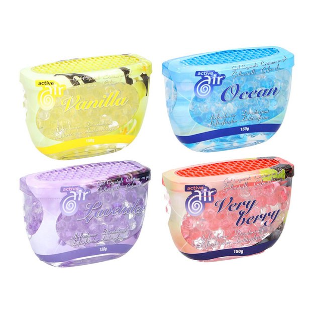 Active Air - Oro gaivinimo gelio karoliukai / perlai 150g (vanilė) 6