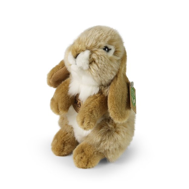 Pliušinis smėlio spalvos kiškis 18 cm EKOLOGIŠKAS 1