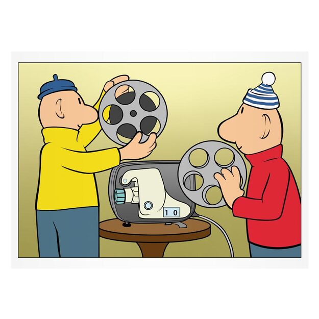 MFP Pat ir Mat spalvinimo puslapiai 3