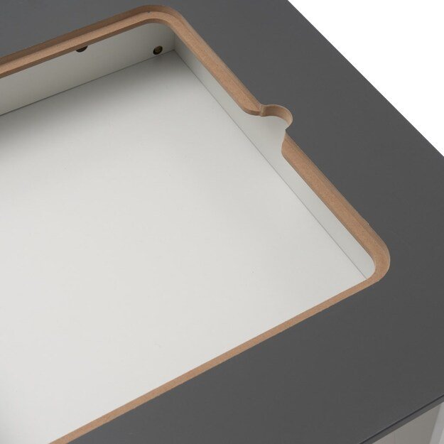 Vaikiškas stalas ir kėdė Baby mix, pilkos spalvos, lapų mišinys 2