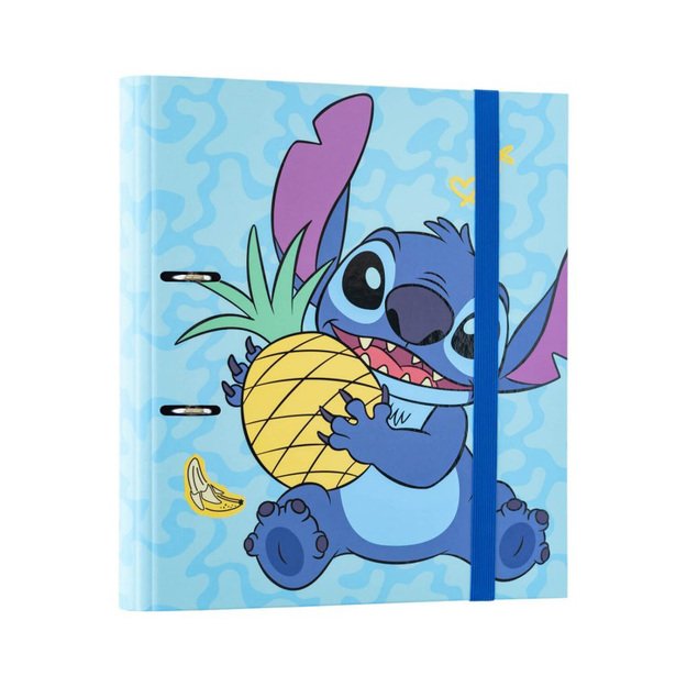 Disney Stitch Tropical – A4 segtuvas (2 žiedai, elastinė juosta) 1