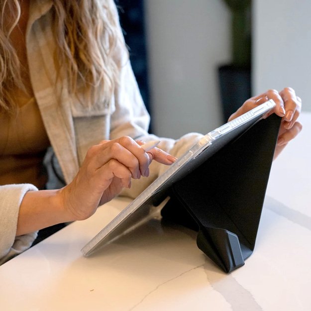 STM OPP – Origami dėklas iPad Air 13 (M2) (juodas) 16