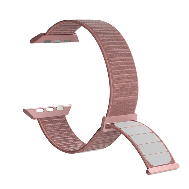 PURO Nylon Sport – Apple Watch apyrankė 38/40/41 mm (rožinė) 3