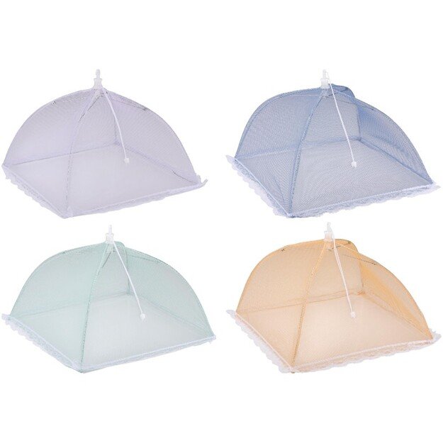 Alpina - Pikniko uždanga / tinklelis nuo uodų maistui 35x35x22 cm (mėlynas) 4