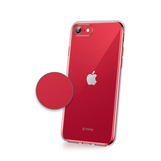 Crong Crystal Slim Cover – apsauginis dėklas, skirtas SE 2020 / iPhone 8/7 (skaidrus) 4