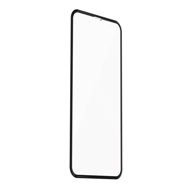 Just Mobile Xkin grūdinto stiklo ekrano apsauga, skirta iPhone Xs Max (skaidri / juoda) 8