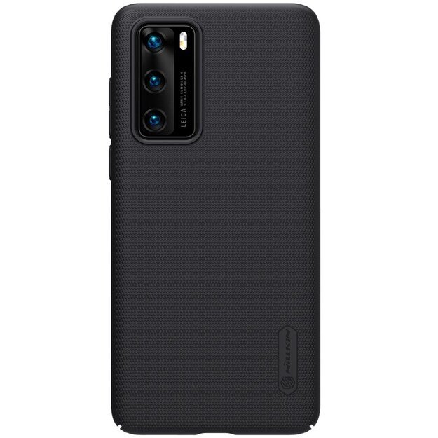 Nillkin Super Frosted Shield – dėklas, skirtas Huawei P40 (juodas) 9