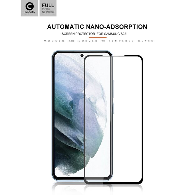 „Mocolo 2.5D Full Glue Glass“ – „Samsung Galaxy S22+“ apsauginis stiklas 25