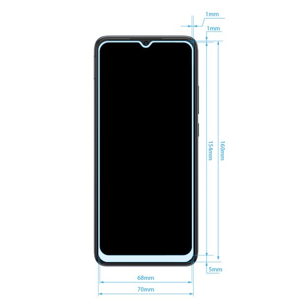 Crong 7D nano lankstus stiklas – pilnai dengianti hibridinė ekrano apsauga 9H Samsung Galaxy M13