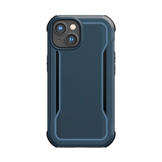 „X-Doria Raptic“, skirtas įmontuotam „MagSafe“ – dėklas, skirtas „iPhone 14“ (6 m, patikrintas kritimo metu) („Marine Blue“)