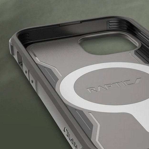 „X-Doria Raptic“, skirtas įmontuotam „MagSafe“ – „iPhone 14 Plus“ dėklas (patikrintas kritimo metu 6 m) (juodas) 26