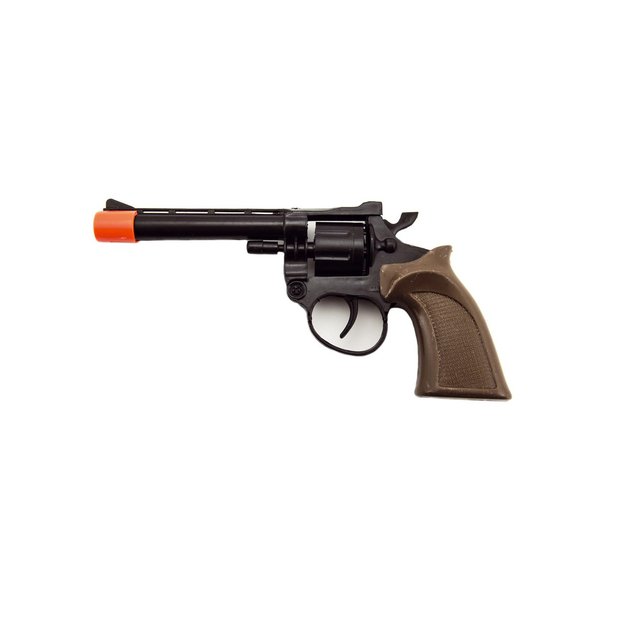 Plastic gun for capsules 8 rounds