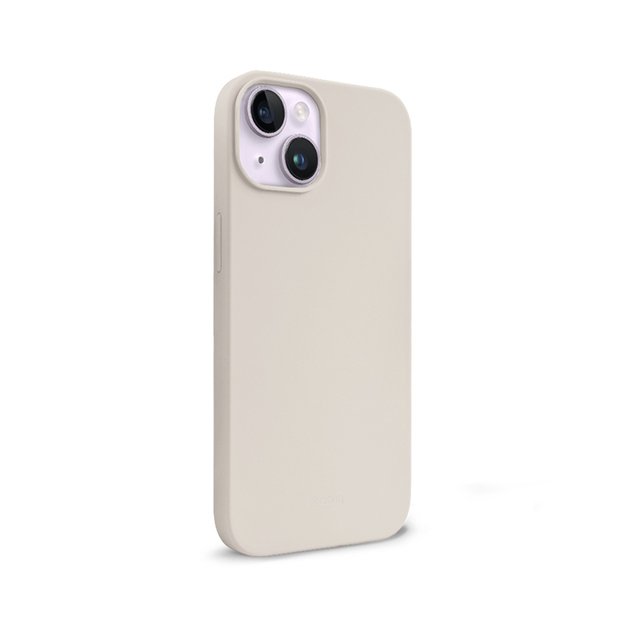 Crong Color Cover Skystas silikoninis dėklas, skirtas iPhone 14 Max (Stone)