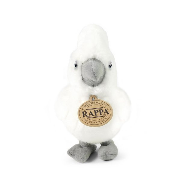 Plush cockatoo parrot 17 cm ECO-FRIENDLY