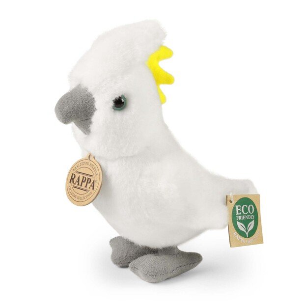 Plush cockatoo parrot 17 cm ECO-FRIENDLY