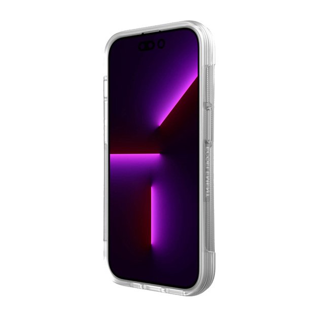 „X-Doria Raptic Clutch MagSafe“ – biologiškai skaidus dėklas, skirtas „iPhone 14 Pro“ (patikrintas kritimo metu 3 m) (skaidrus) 13