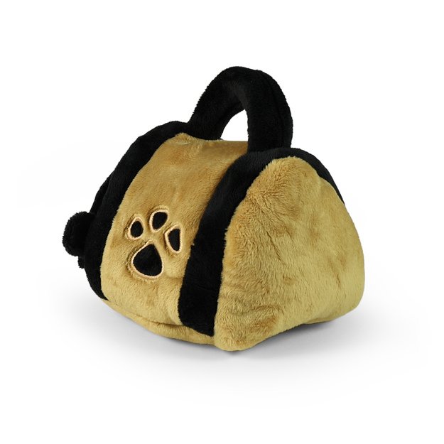 Plush Bernese dog with crate 15 cm ECO-F