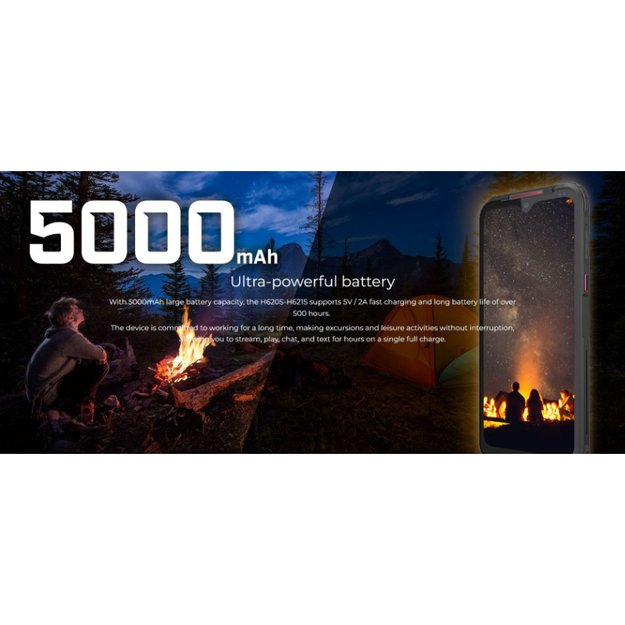 „Energizer HardCase H620S“ – išmanusis telefonas 4 GB RAM 64 GB 6,2 4G „Dual Sim EU“ (juoda) 9