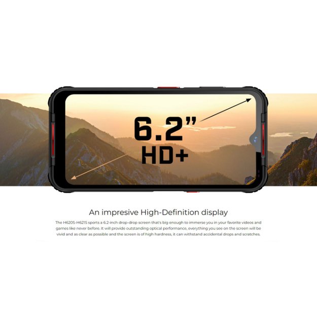 „Energizer HardCase H620S“ – išmanusis telefonas 4 GB RAM 64 GB 6,2 4G „Dual Sim EU“ (juoda) 12