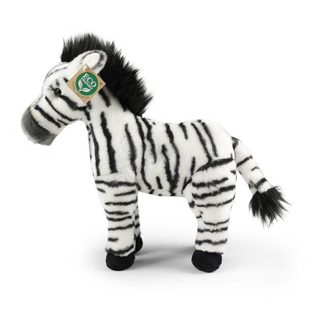 Plush zebra 30 cm ECO-FRIENDLY