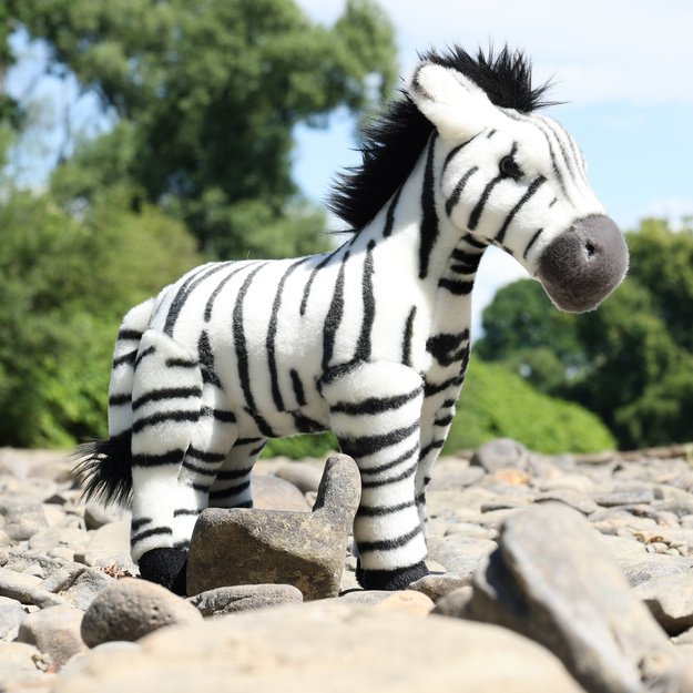 Plush zebra 30 cm ECO-FRIENDLY