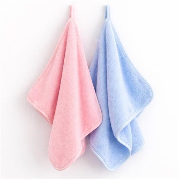 Baby terry towel New Baby 40x30 cm pink 1
