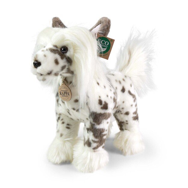 Plush Chinese Crested dog 25 cm ECO- FRIENDLY