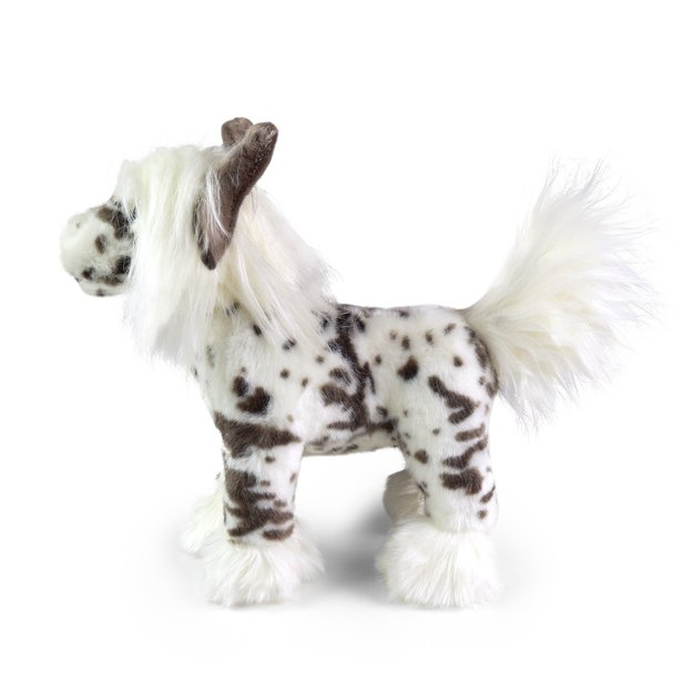 Plush Chinese Crested dog 25 cm ECO- FRIENDLY