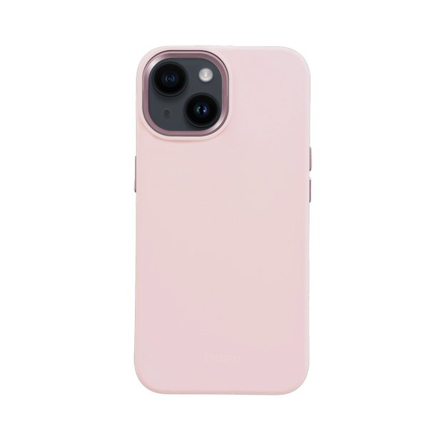 Crong Color Cover LUX Magnetic – dėklas, skirtas iPhone 15 Plus MagSafe (rožinis)