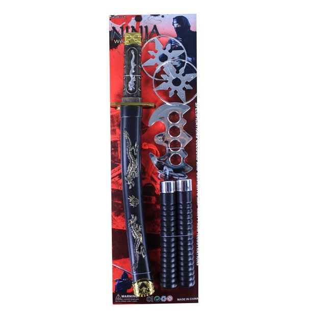 the Japan katana sword set, 5 pcs