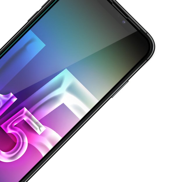 3mk HardGlass Max Lite – grūdintas stiklas, skirtas iPhone 15 Pro Max (juodas) 6