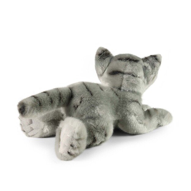 Plush cat gray 30 cm ECO-FRIENDLY