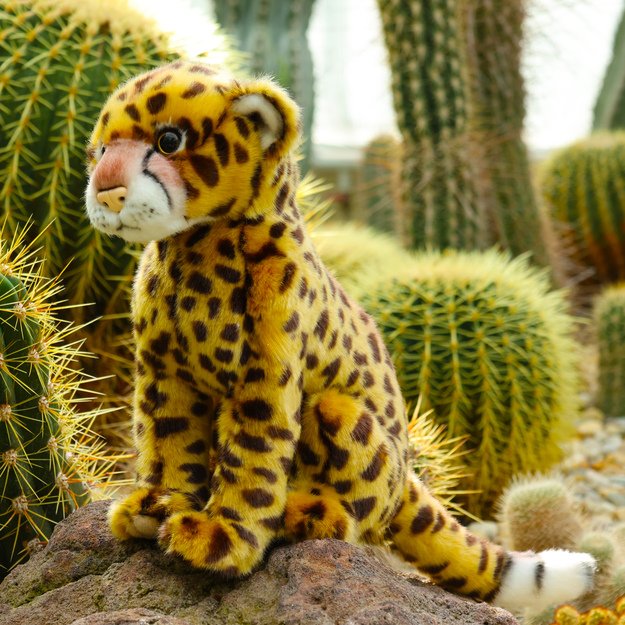Plush cheetah 28 cm ECO-FRIENDLY