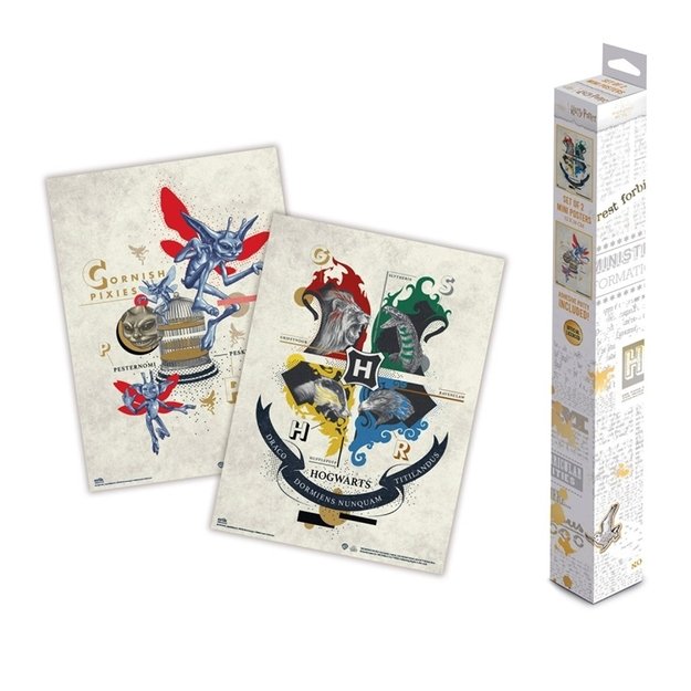 Harry Potter - Set of 2 wall posters (38 x 52 cm)