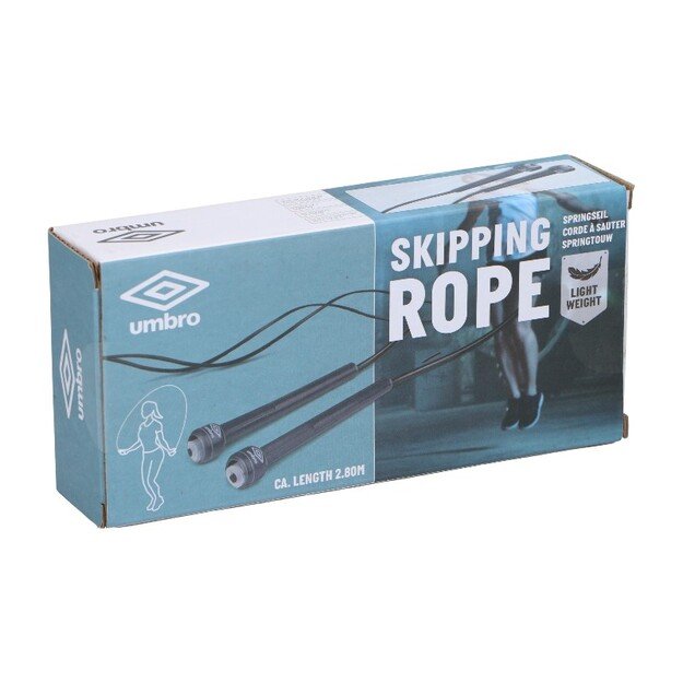 Umbro - Adjustable Speed Rope PVC 280 cm (Black) 2