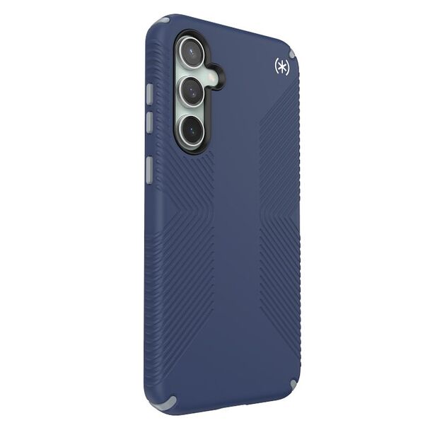 Speck Presidio2 Grip – Samsung Galaxy S23 FE dėklas (pakrantės mėlyna/juoda/balta)