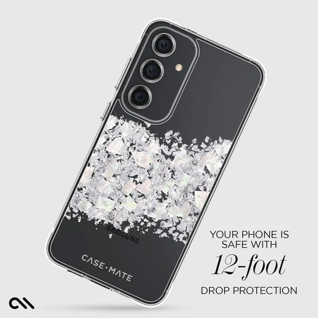 Case-Mate Karat – Samsung Galaxy S24+ dėklas, papuoštas perlamutru (A Touch of Pearl)